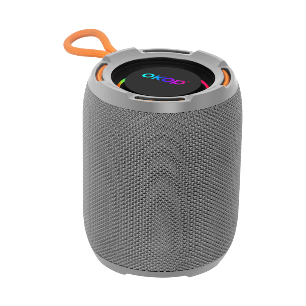 KP-838 Portable Bluetooth Speaker with Handle Cool RGB Ambient Light Wireless Subwoofer Lo