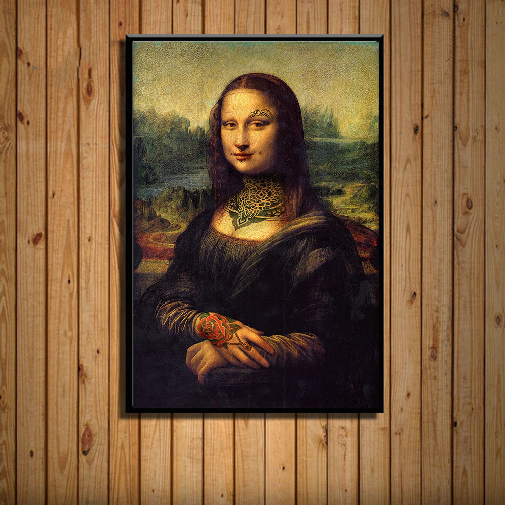 Affiche de toile d'art modèle Mona Lisa