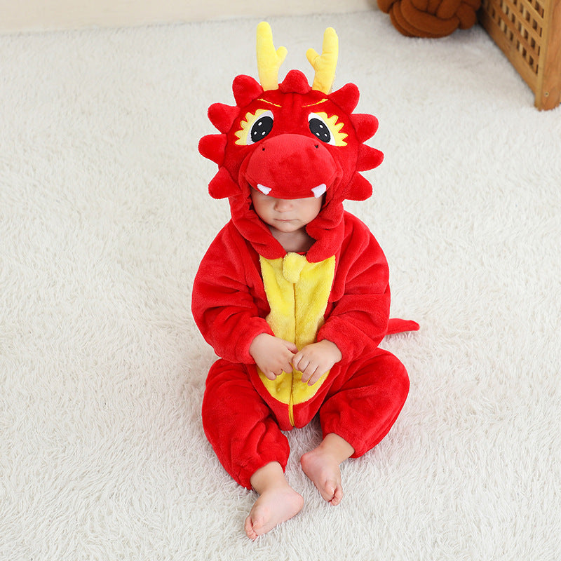 Flannel animal onesie pour les enfants