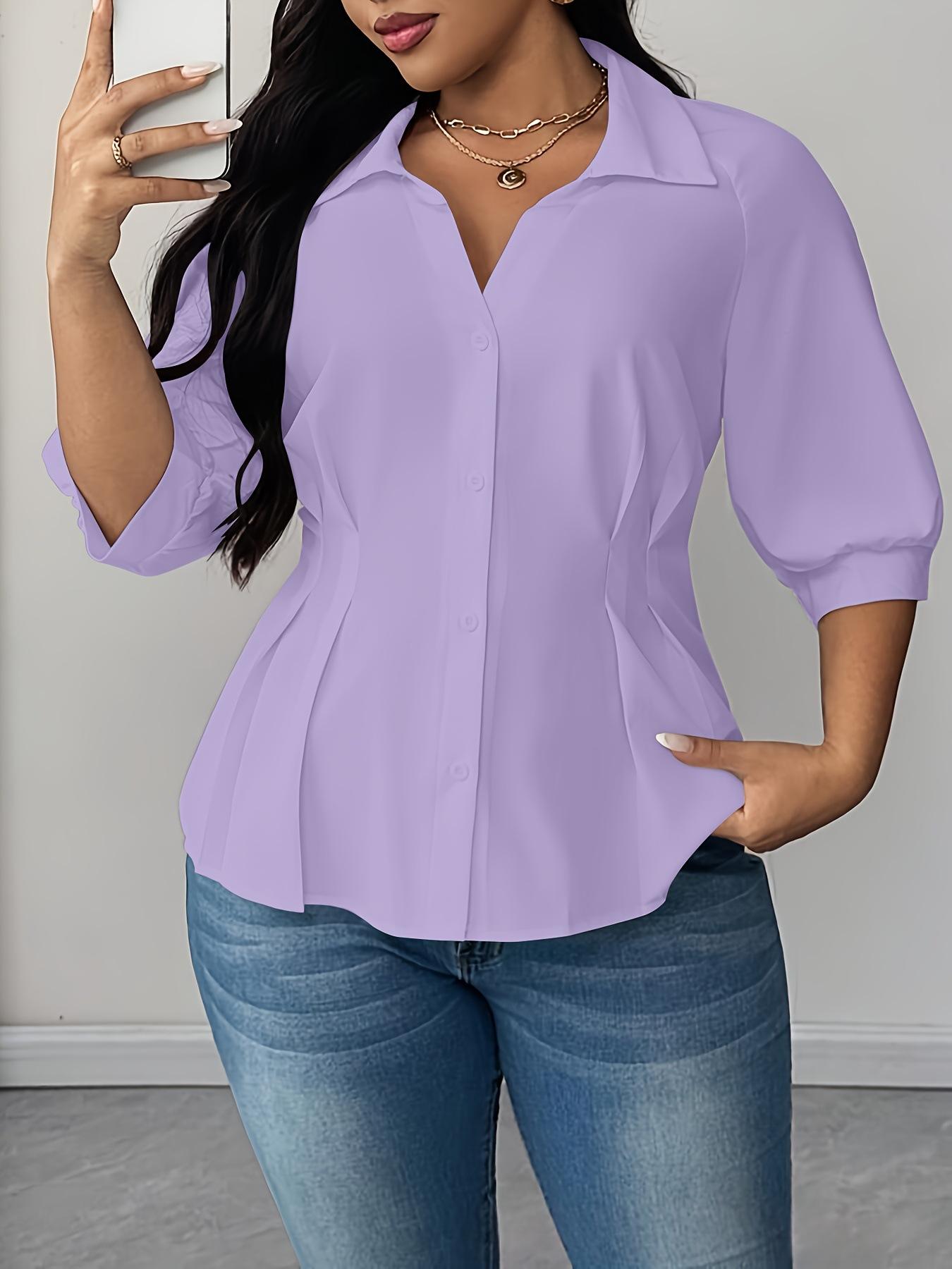 Plus-taille femmes Blouse Springsummer Style