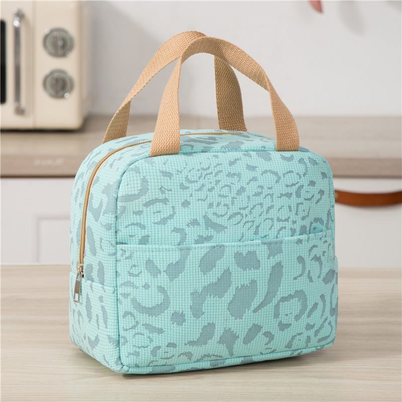 Modèle de lavage d'encre Lunch isolé Bento Box Tote Outdoor Travel Cooler Picnic Bag