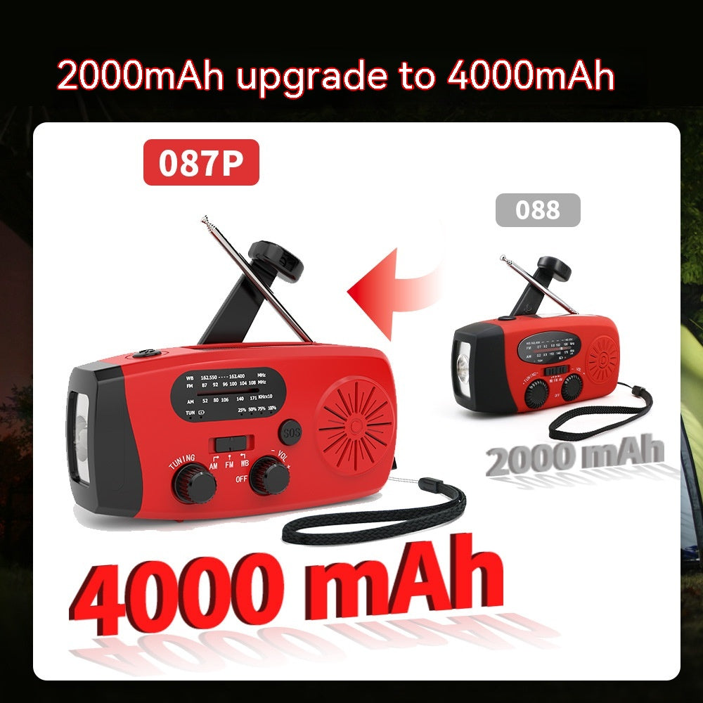 Multifunctional Solar-Powered Portable Emergency Radio