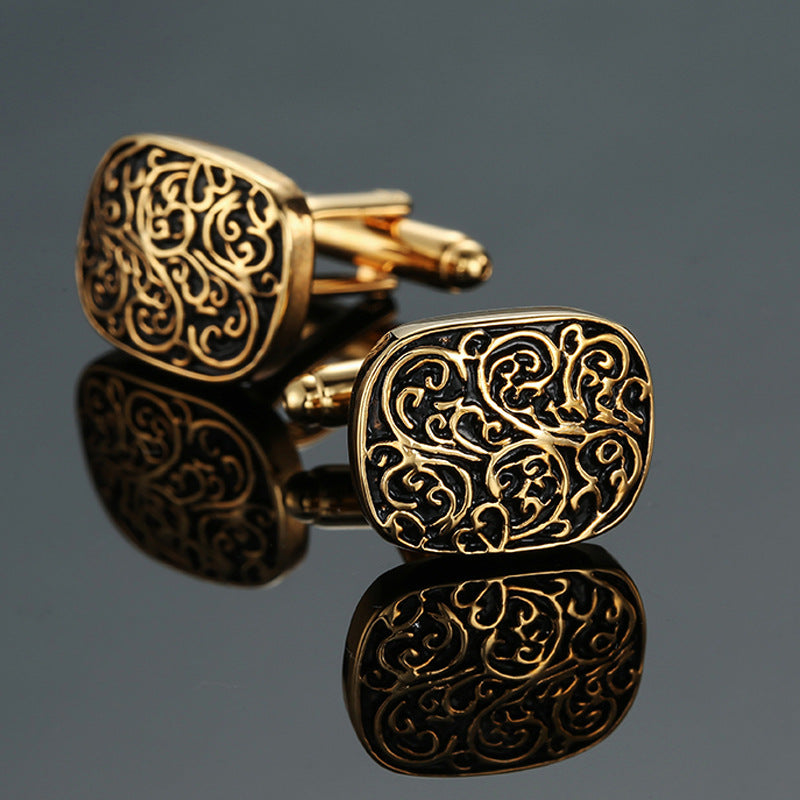 Men's Enamel Craft Vintage Collection Cube Cufflinks