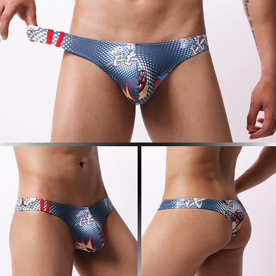 Sous-vêtements masculins à faible taux d'humidité avec impression cartoon