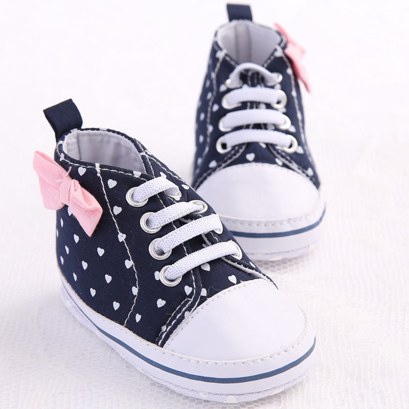 Chaussures de petite fille haut-top Soft-soled