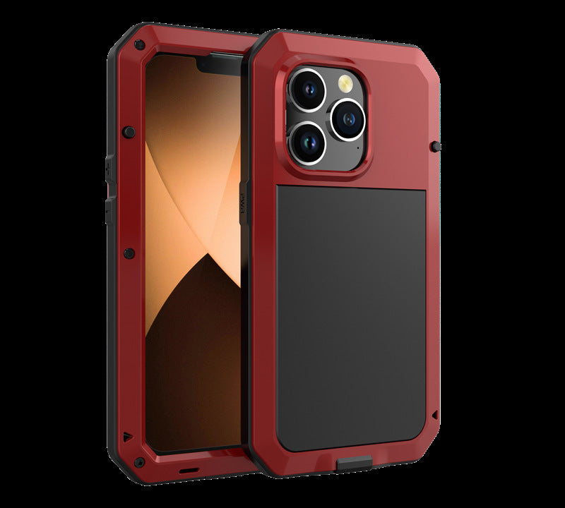 Cas de téléphone en métal de style créatif