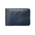 Oil-cracked leather card holder