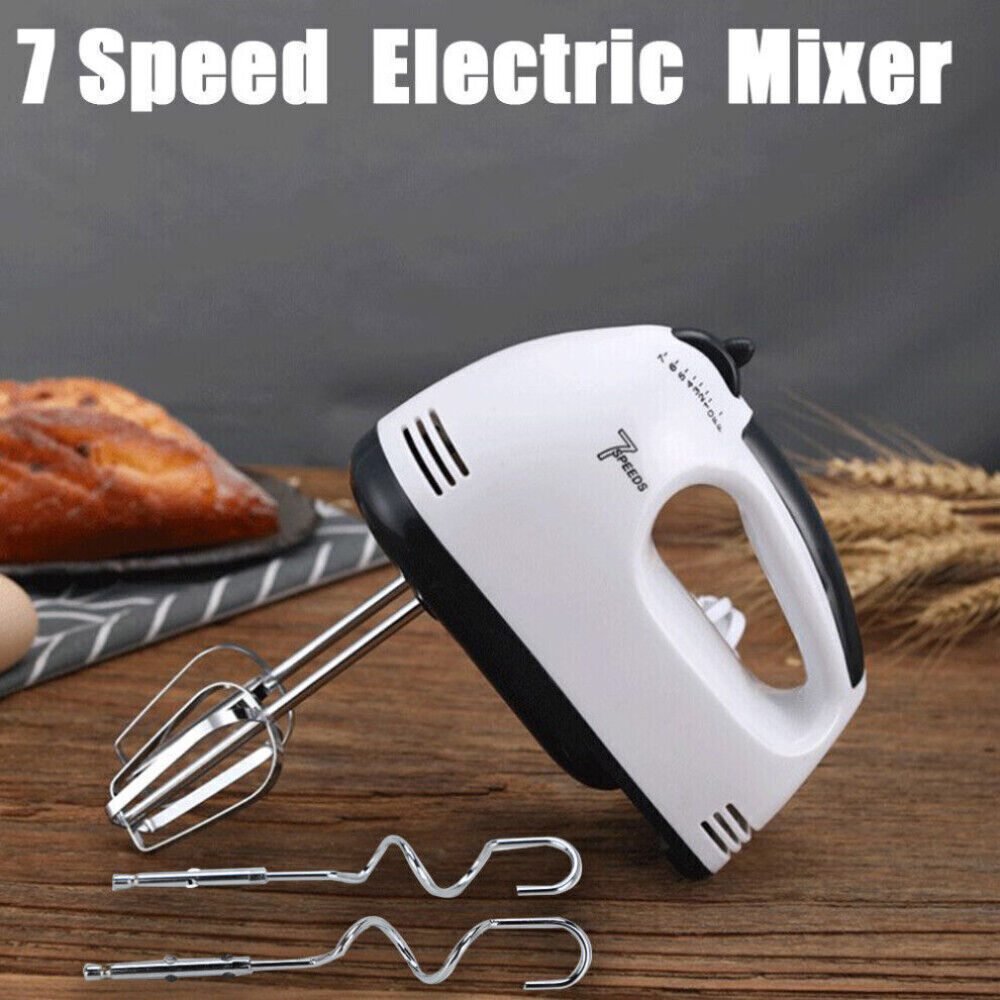 Electric Hand Mixer Whisk, 7-Speed Kitchen Mixer, Egg Beater, Cream Cake Mixer