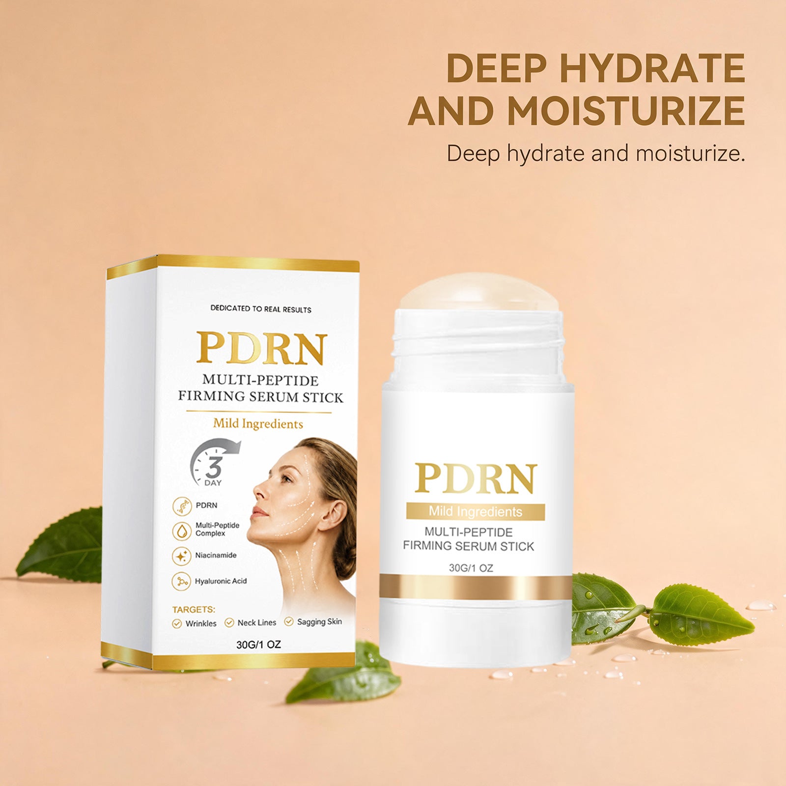 Bâton de soin hydratant rafraîchissant et confortable laissant la peau bouncy et Hydraté