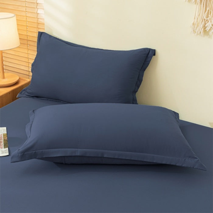 Coussin lavable en coton Aloe de couleur solide Et respirant