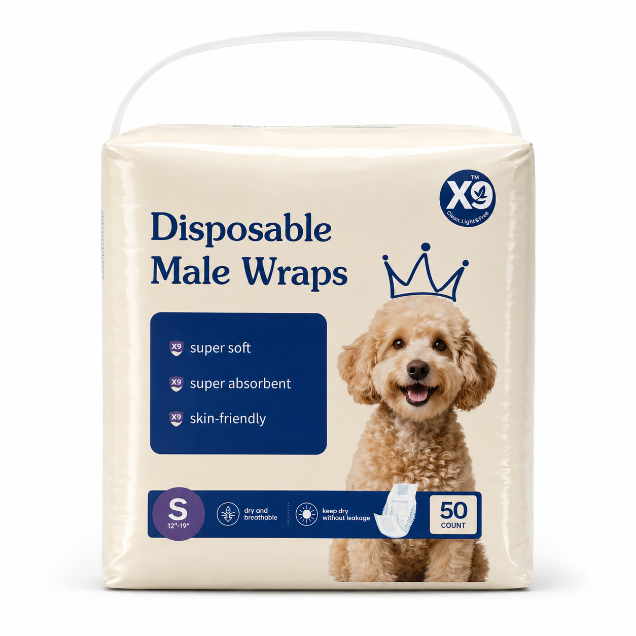 Enveloppes jetables pour chiens mâles