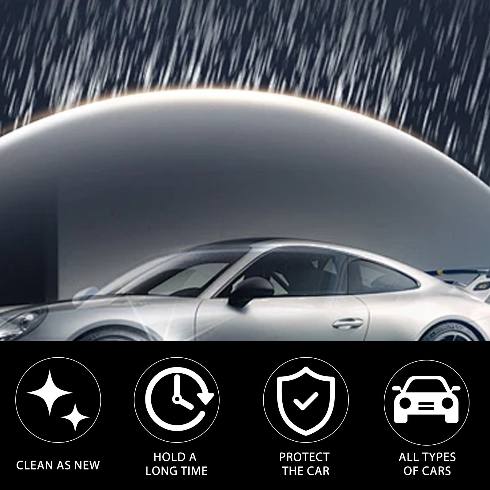 3 En 1 Spray de revêtement rapide de voiture haute protection
