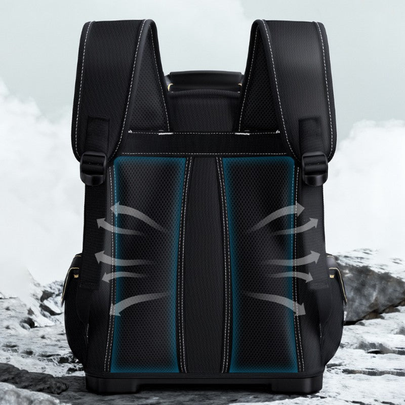 Sac à dos d'outil Grande capacité Molded Base Sac à outils Bande réfléchissante pour le site d'emploi
