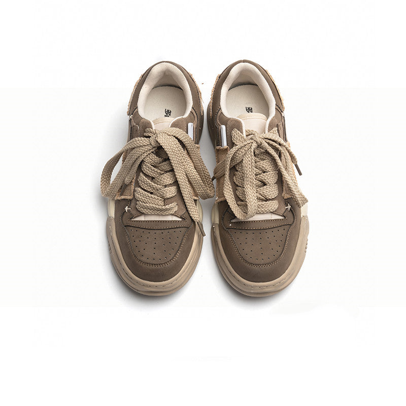 Chaussures vintage en cuir polyvalent pour hommes