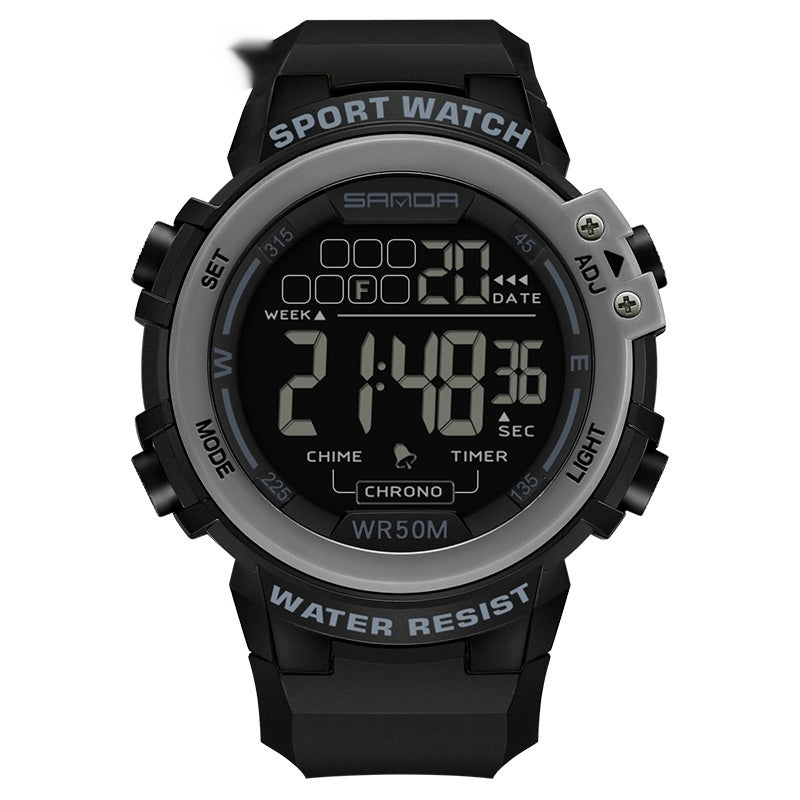 Multifonctionnelle de la mode jeune Tendance Lumineuse Homme Montre