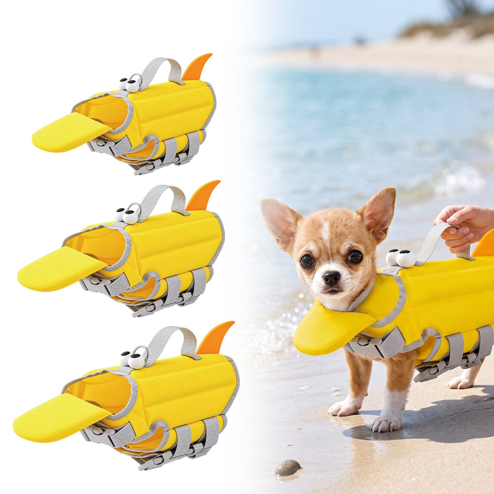 Veste de flottaison de chien pour les animaux de compagnie de tous les jours