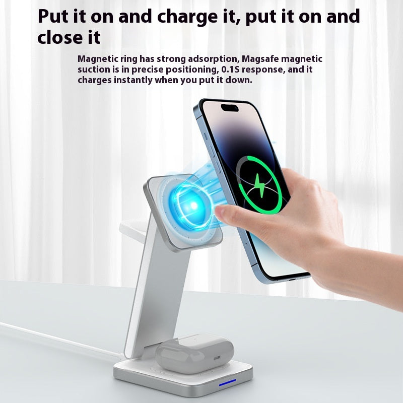 Chargeur sans fil en alliage pliant