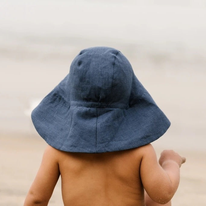 Chapeau de seau de protection solaire respirant en coton de plein air et en lin