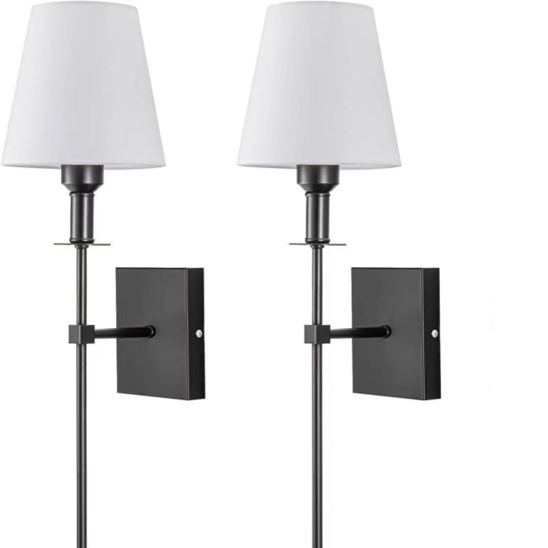 Arrivée Intérieur Mur Lampe Chambre Lit Lit Lumière de lecture