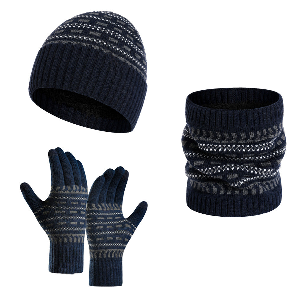 Ensemble de chapeaux casual chaud pour hommes