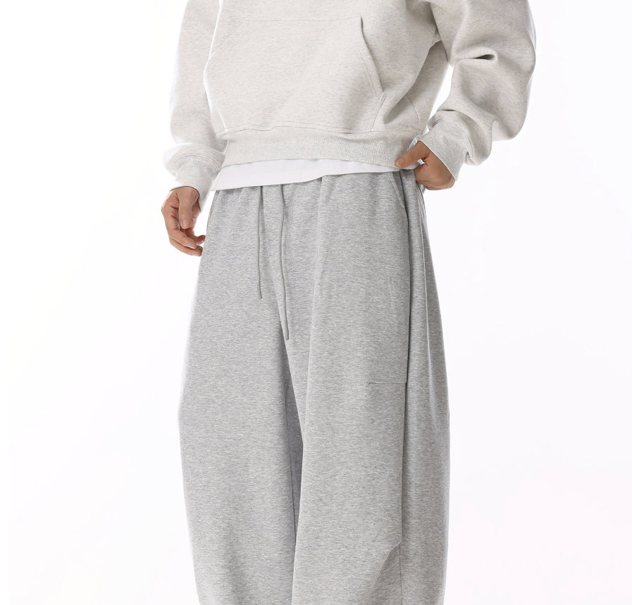 Pantalon casual gris vintage style américain