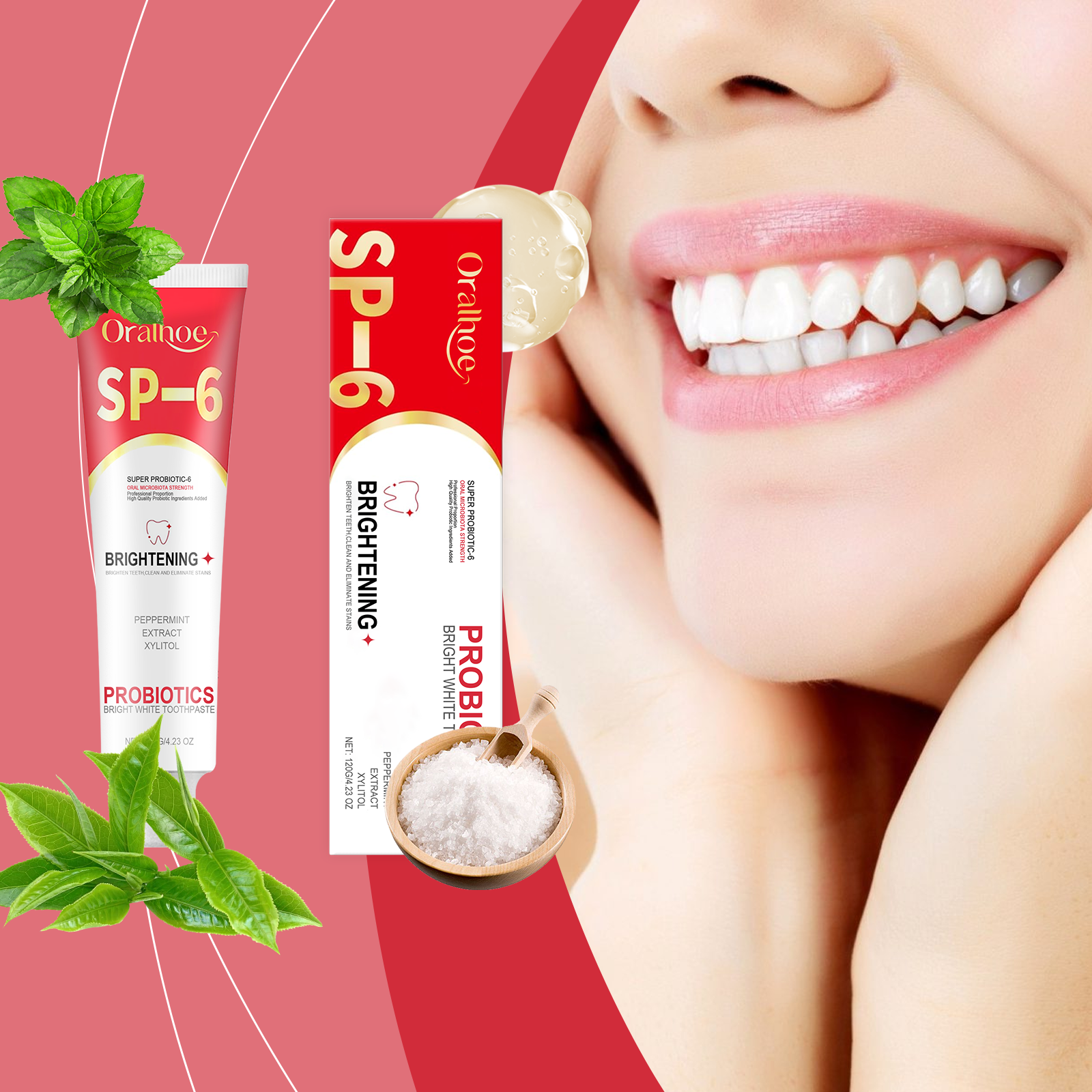 Probiotique Blanchiment Dentifrice 120g 1box