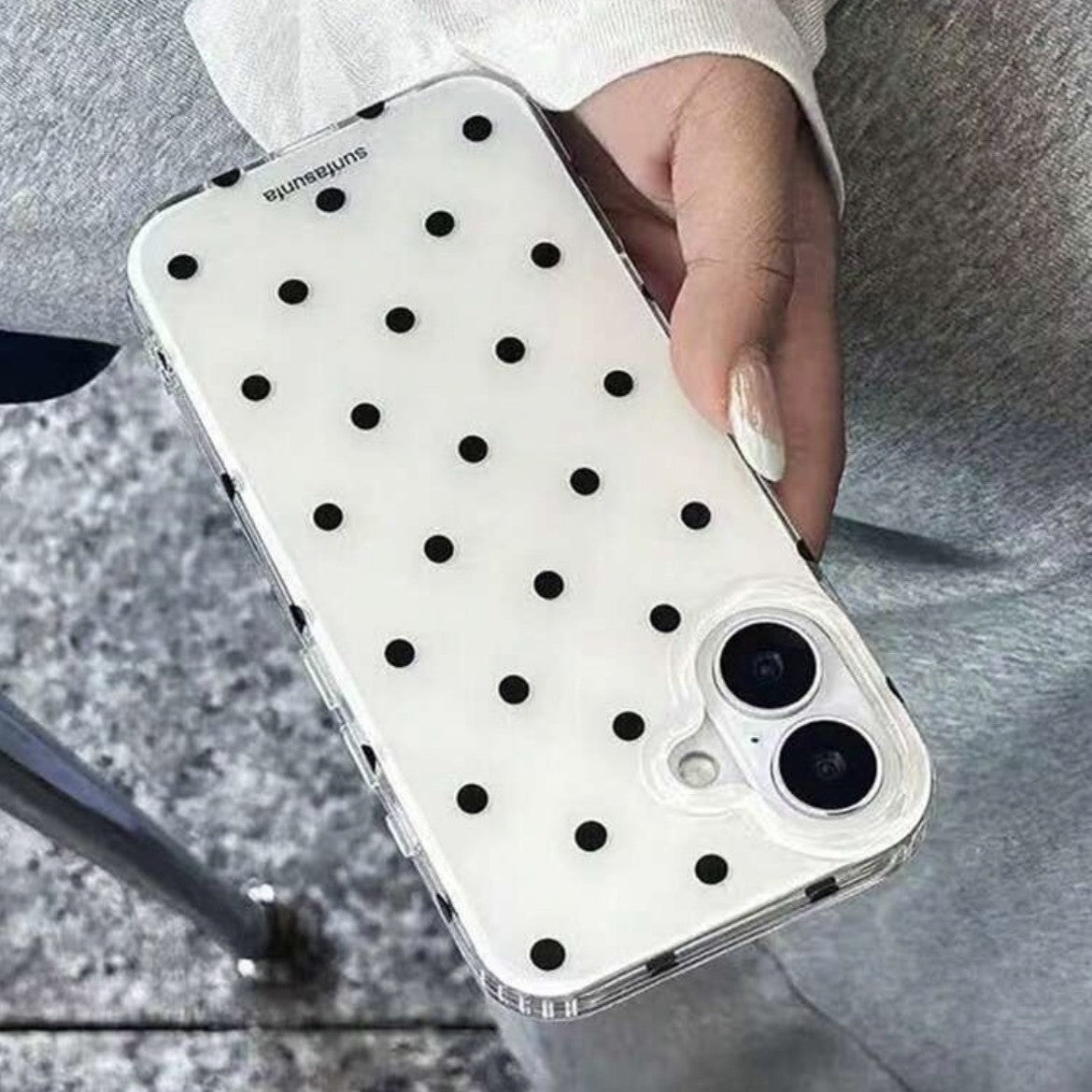 Case IMD blanche pour téléphones portables