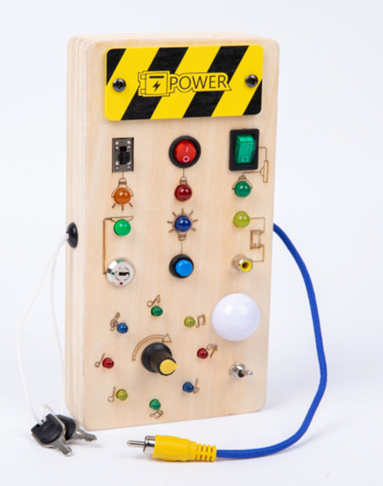 Éducation de la petite enfance Simulation volant de voiture avec interrupteur électronique Et S