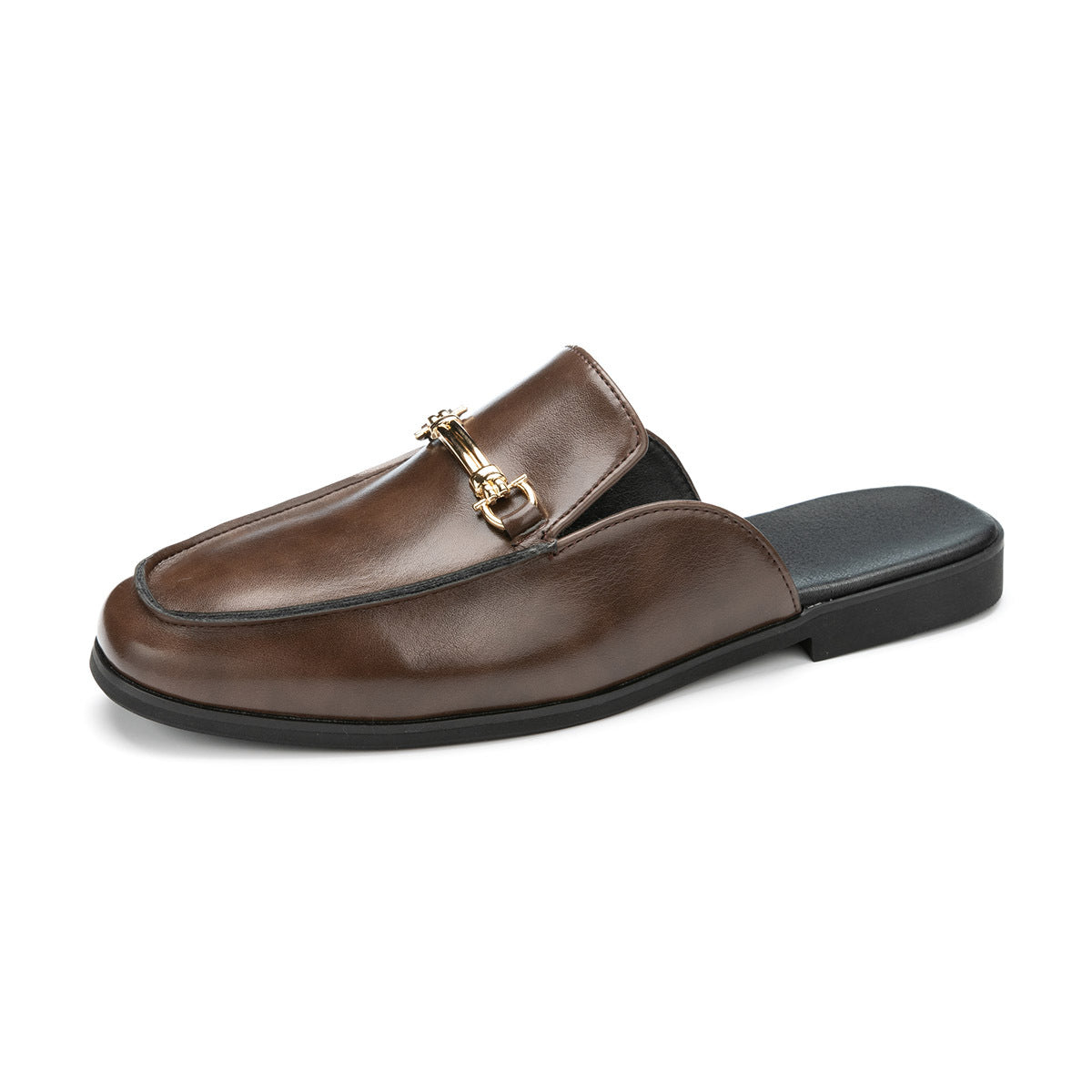 Sandales simples de demi-chaussons à orteil fermé pour hommes