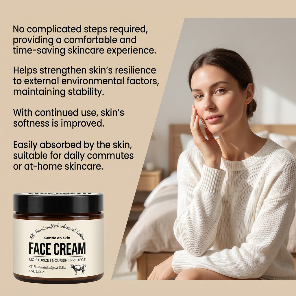 Crème hydratante, riche en beurre, facilement absorbée