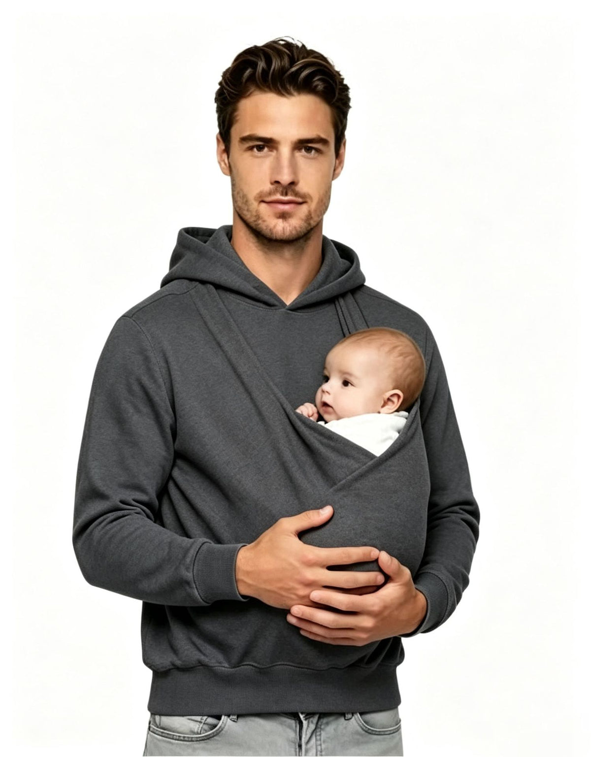 Style européen et américain Unisexe Kangaroo Pocket Multi-fonctionnel Parent-enfant Allaitement H