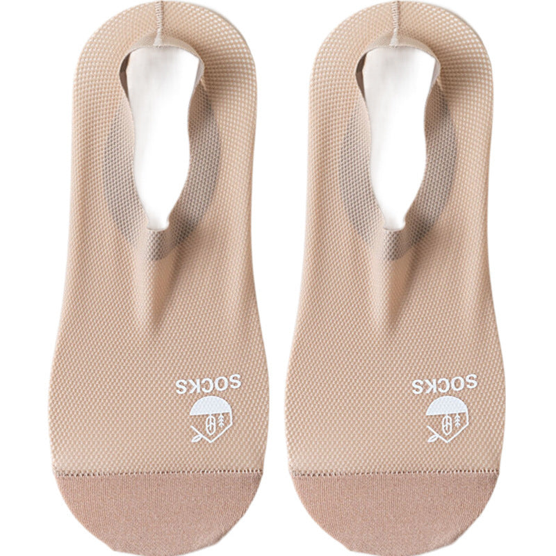 Chaussettes invisibles minces pour hommes Déodorant du fond de coton et absorbant la sueur