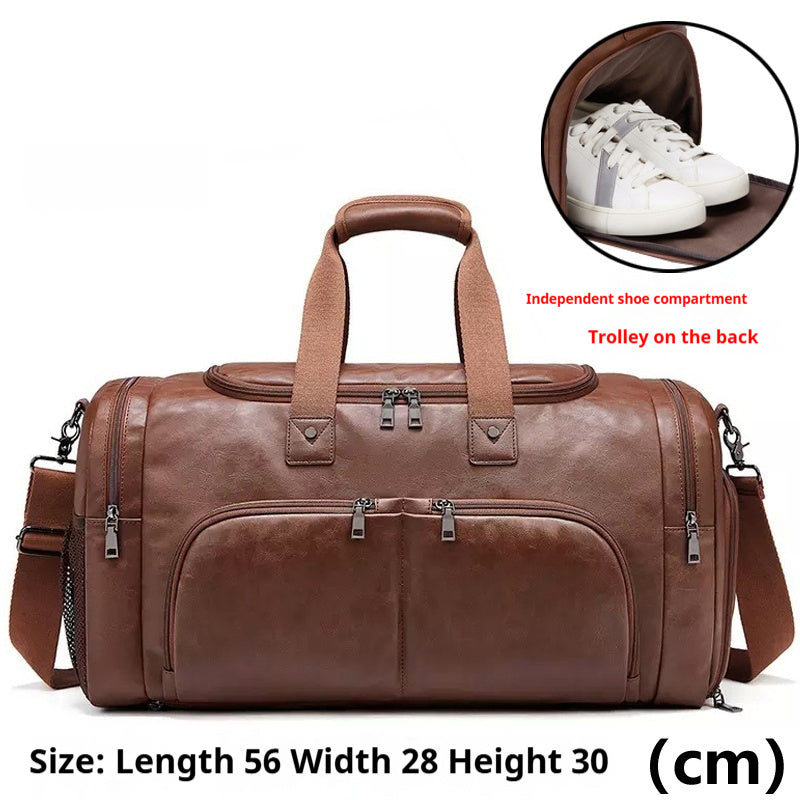 Sac de voyage portable pour hommes Crossbody Business Sac d'affaires à courte distance Grande capacité