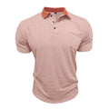 Chemise Polo Lapel Homme T-Shirt manches courtes Slit Design Loose-Fit Moisture-Wicking