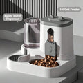 4 Couleurs Gravity Pet Feeder Distributeur d'eau Cute Cat Forme Automatique Food Water Bowl Larg