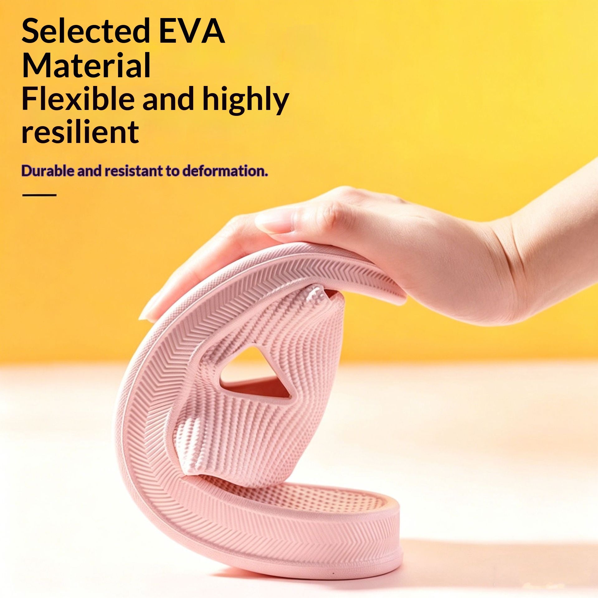Squishy-feel Flip-flops pour l'été Unisexe