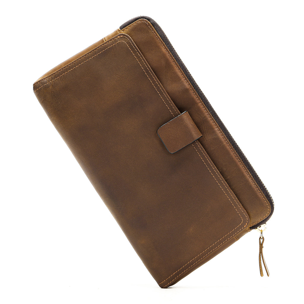 Top Layer Cattlehide en cuir Mode personnalisé hommes d'affaires