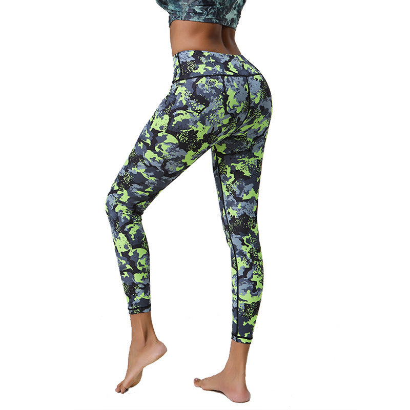 Leggings de yoga imprimés pour femmes