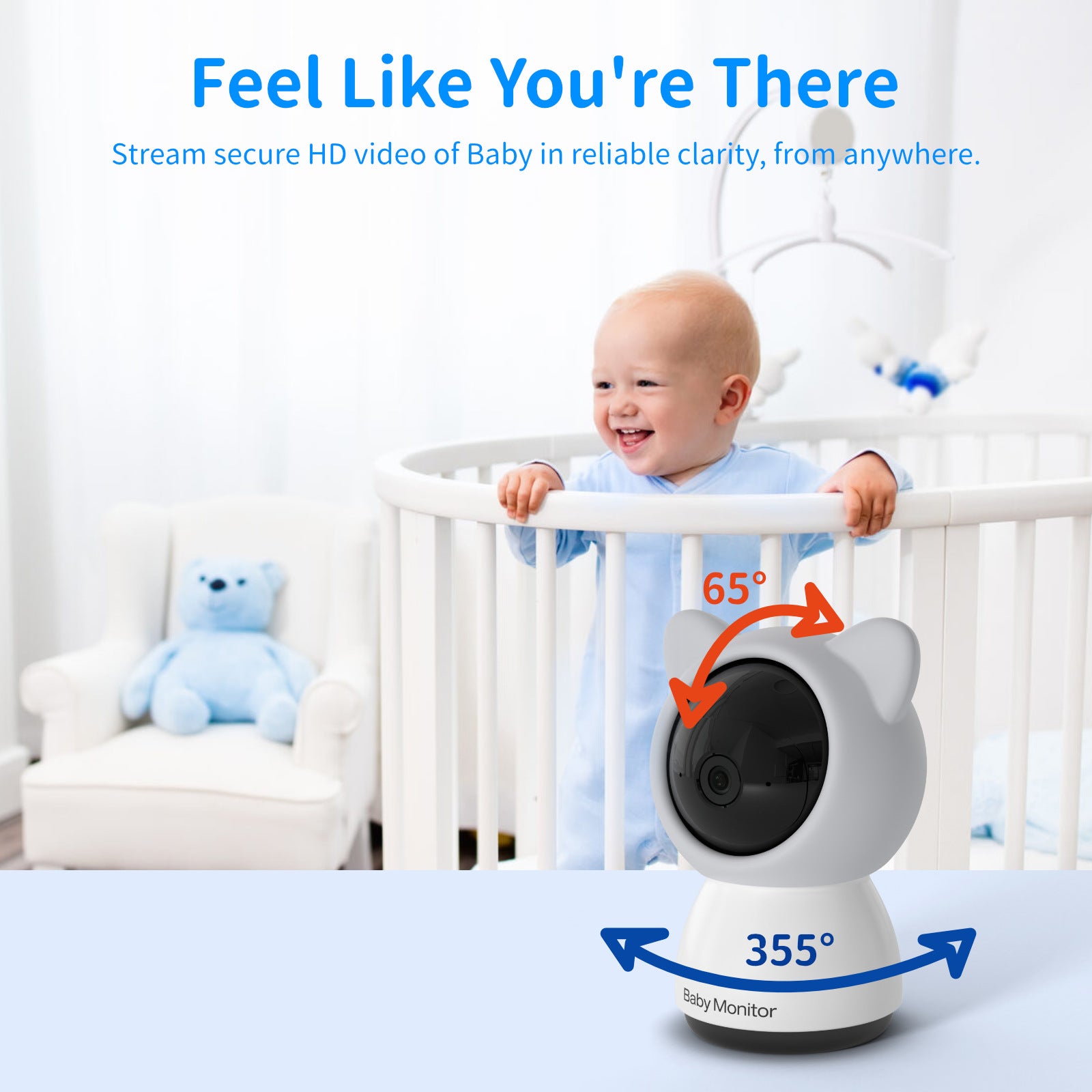 Baby Monitor Monitor peut être vu par téléphone portable