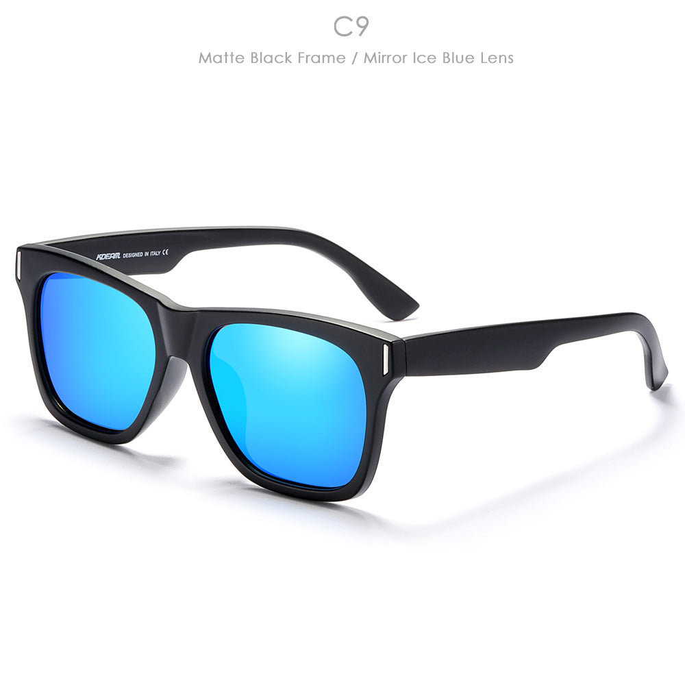 Lunettes de soleil polaires carrées classiques Unisexe