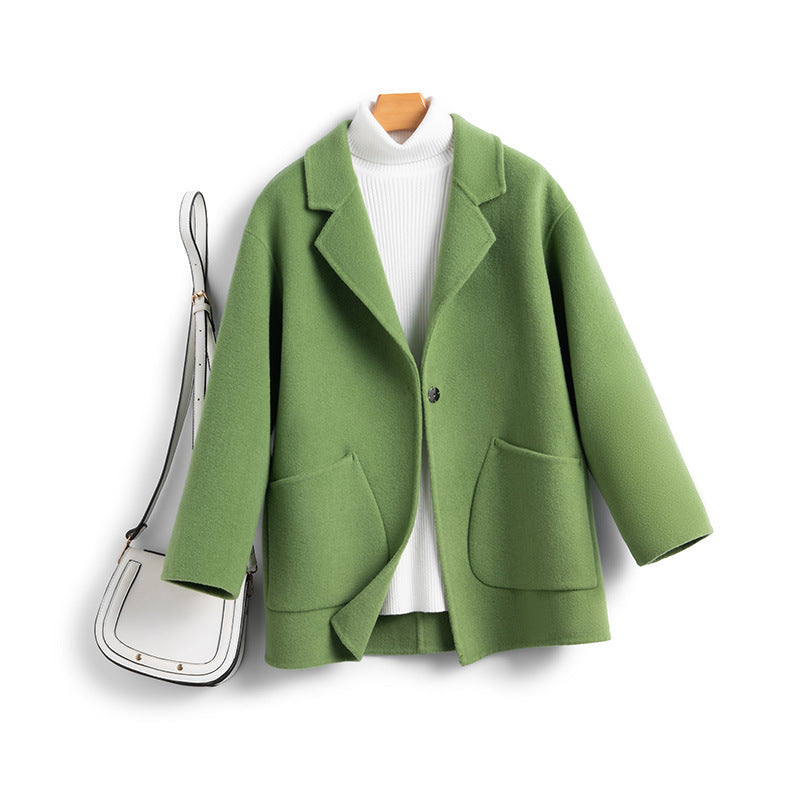 Autumn Winter Arrival Double-Faced Wool Coat