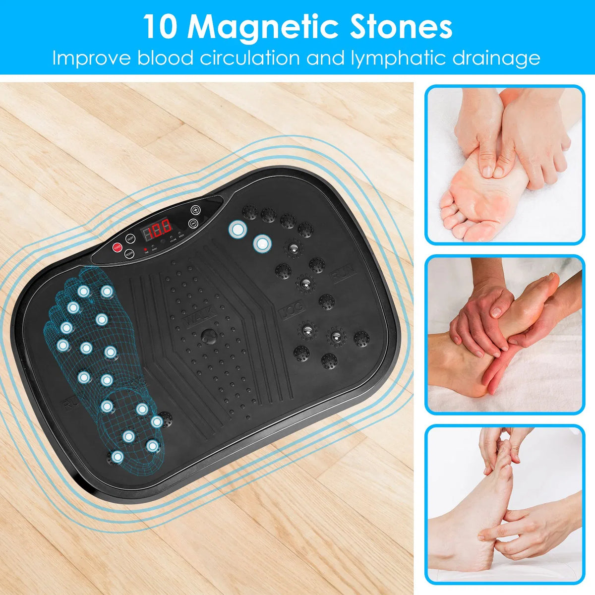Machine d'exercice de vibration Plate-forme vibrante Corps entier Fitness Session E