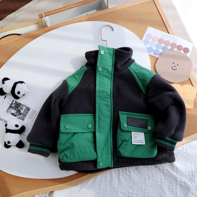 Pois polaires pour enfants et manteau épais