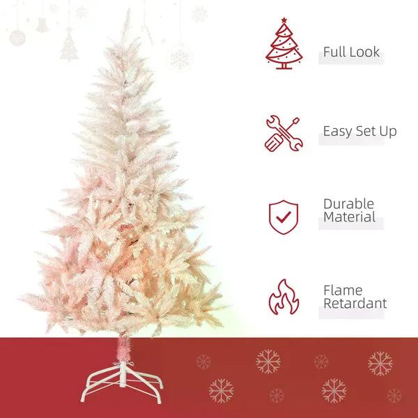 Arbre de Noël rose 7ft