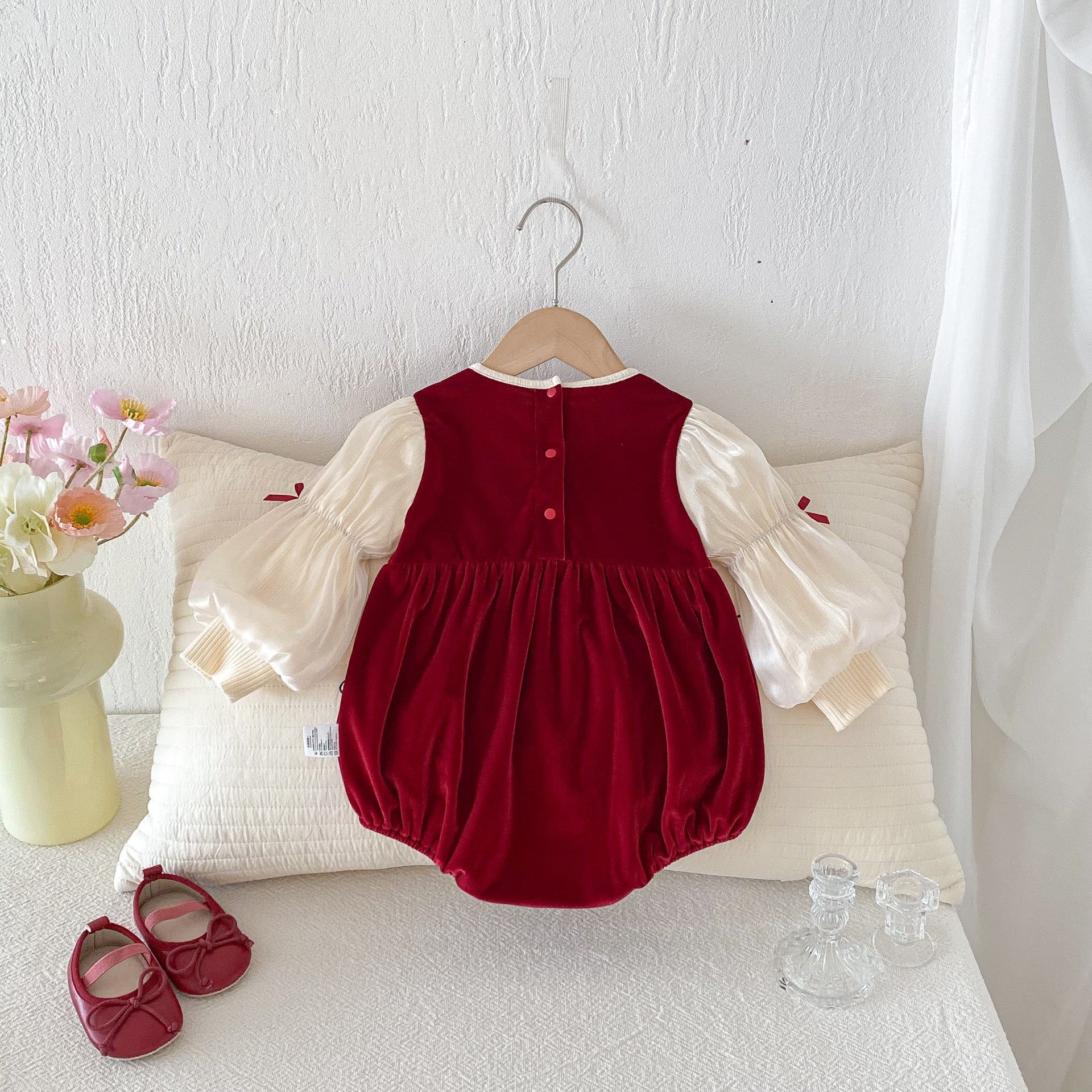 Maillot de saut en col rond bébé