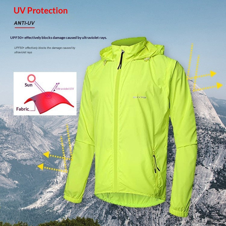 Veste de vélo résistant à la pluie pour hommes