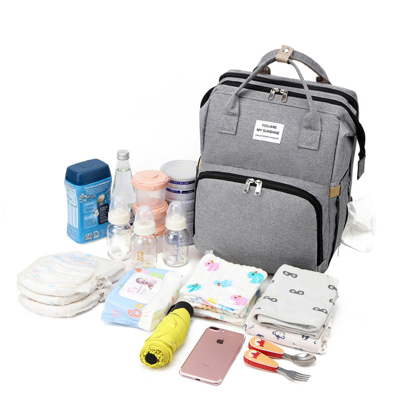 Multifonctionnel Aller Portable Grande capacité Sac à bandoulière de loisir pour mère et enfant