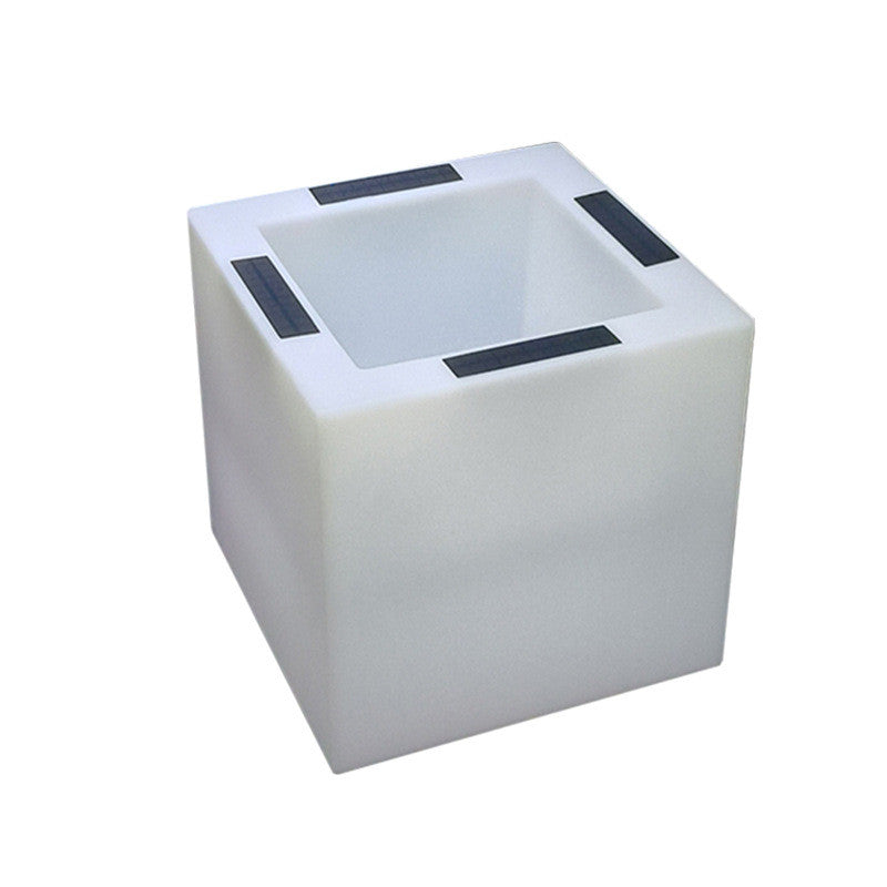 Waterproof plastic flower pot garden lamp