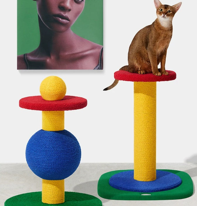 Cat Climbing Frame Cat Bed Sisal Cat Tree avec des plateformes multi-niveaux