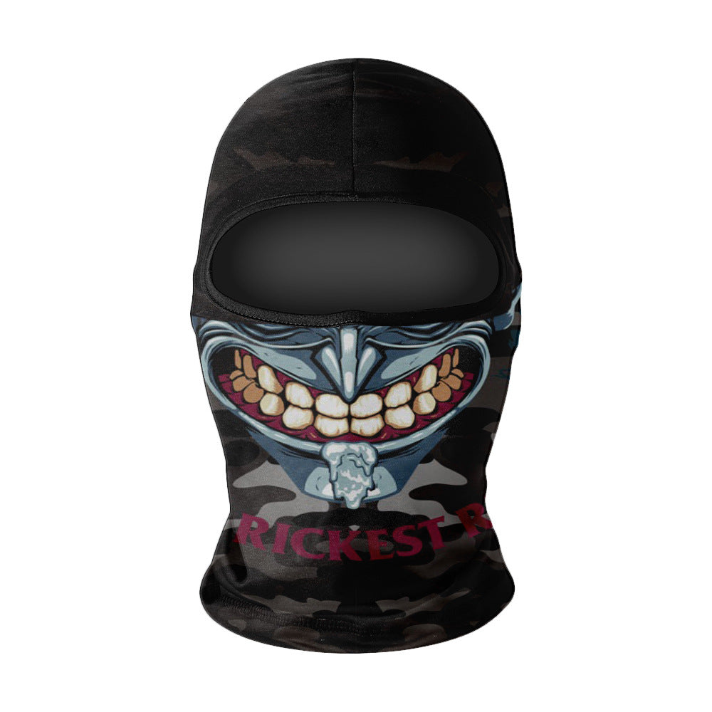Summer Breathable Full Face Outdoor Protection solaire Séchage rapide Ice Silk Headgear